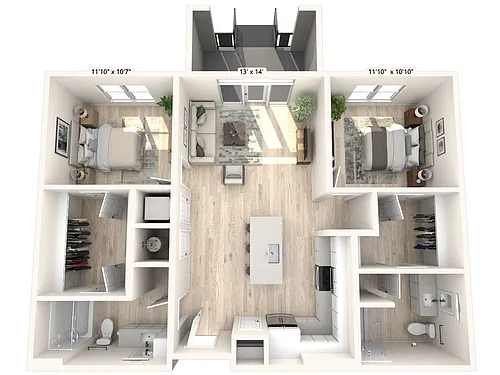 Floor plan B1