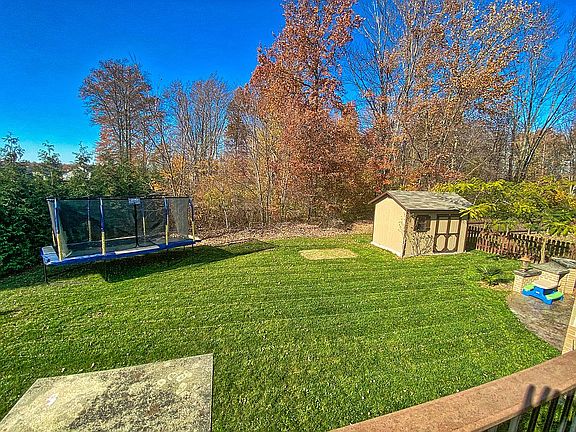 backyard view from deck