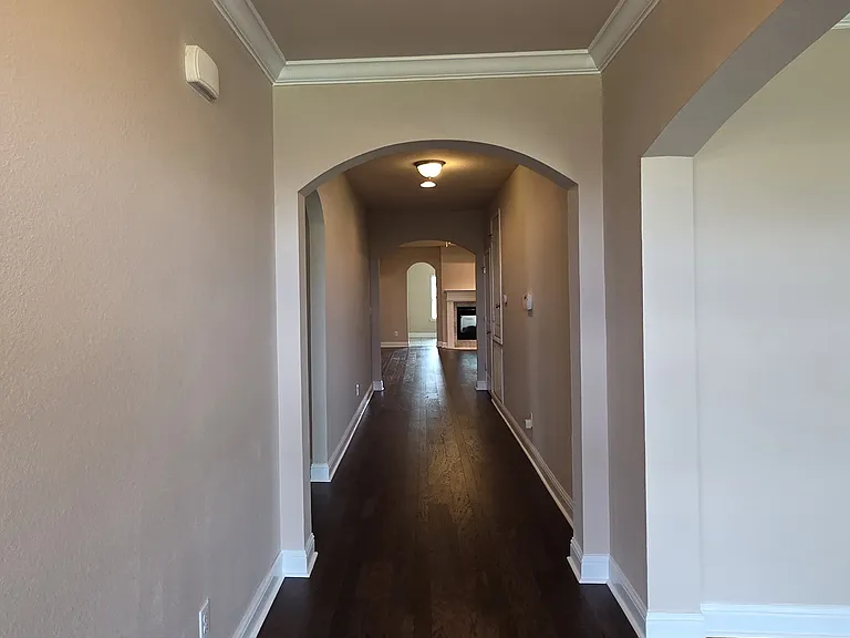 Hall way toward great room