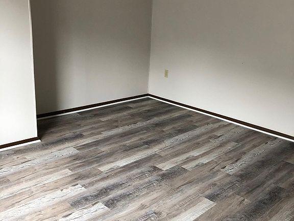 Vinyl plank flooring in the family room.