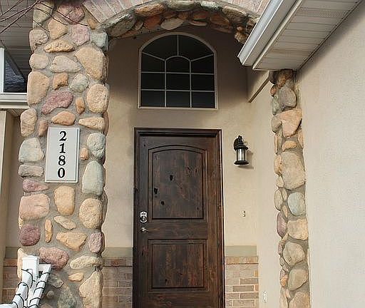 new knotty alder front door