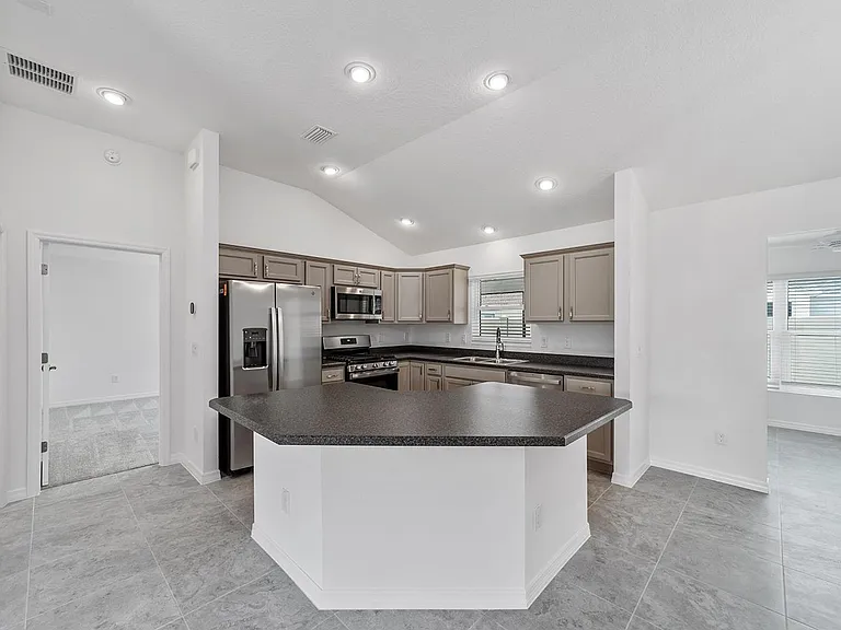 Modern kitchen with premium cabinetry
