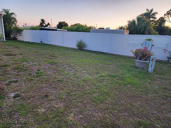 Yard for pets