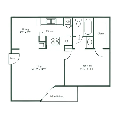 Floor plan Birch - Coppell & CFB ISD