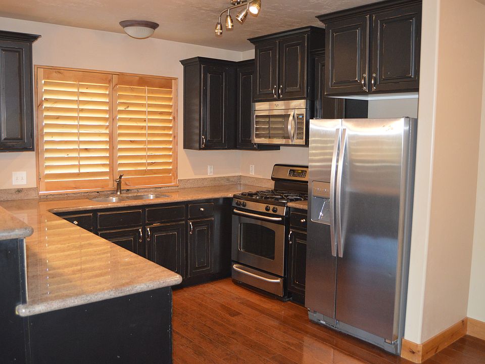 Stainless steel appliances.