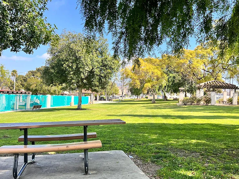 city park across the street.