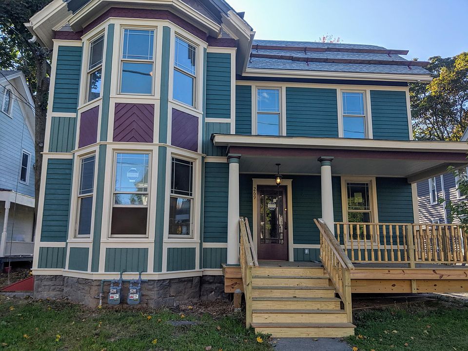 front of house. Use of this porch is primarily for floor 2 apartment, with reasonable respect for floor one bedroom (window). Inside front door is laundry area, stairs and secondary entrance to floor one apt