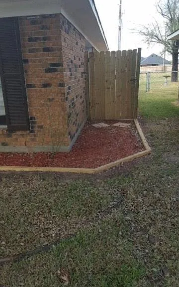 front right side of home