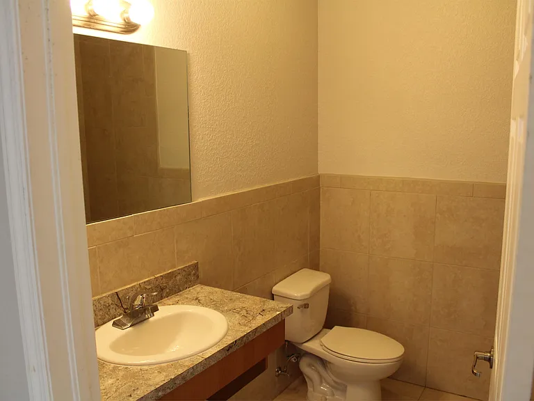 first floor bathroom with shower and handicap access