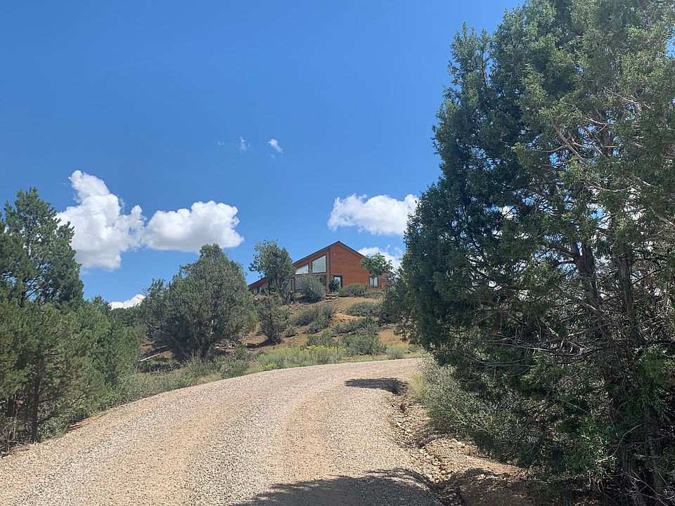 Private road going up to the house.