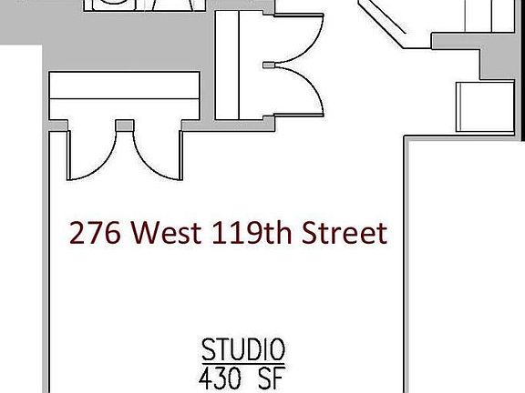 2nd image of 276 W 119th St APT 1D
