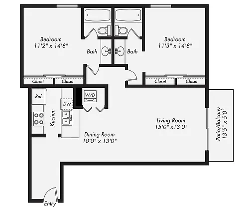 Floor plan B5-WD