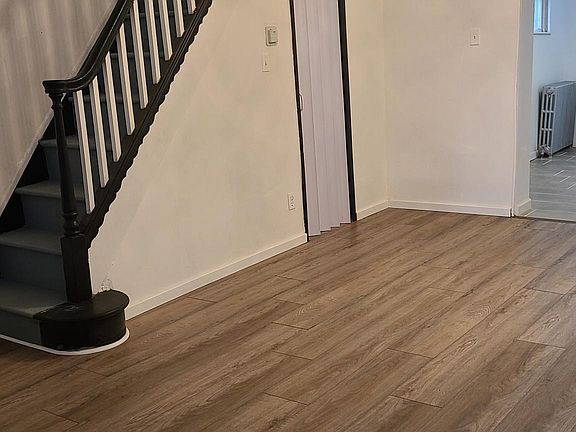 Living Room, Stairs and Basement Door