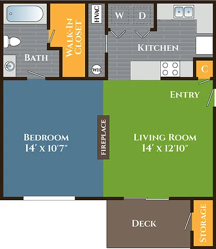 Floor plan Acadia Renovated
