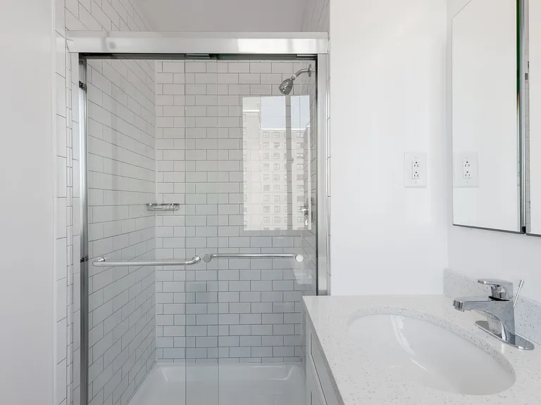 Modern fixtures and finishes