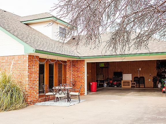 back of the house and garage