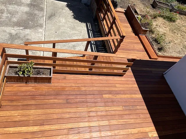 Deck view from 2nd floor
