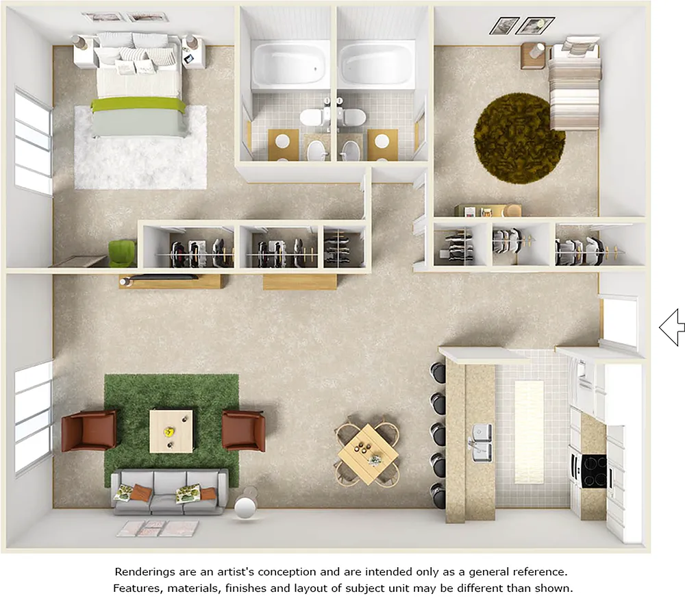 Floor plan Bluegill