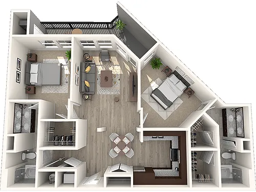 Floor plan B3