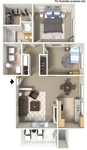 Floor plan 2X1 LG