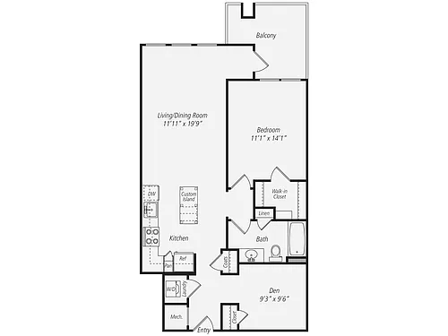 Floor plan A10SC