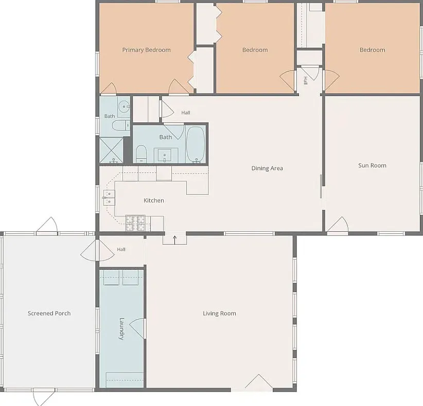 3 bed, 1780 sqft, $2,800 — Photo 2