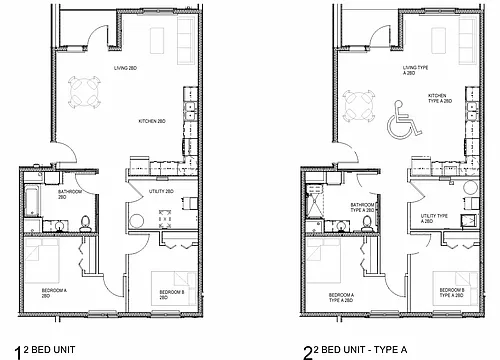 Floor plan 2 Bedroom