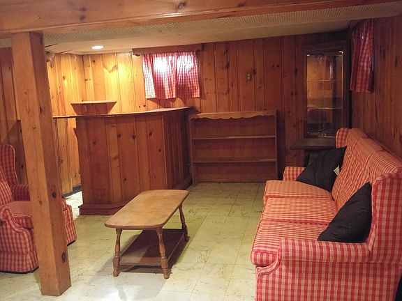 Finished basement furnished
