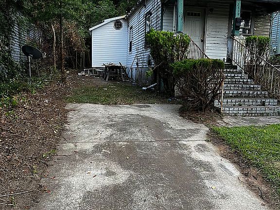 Front with bathroom addition