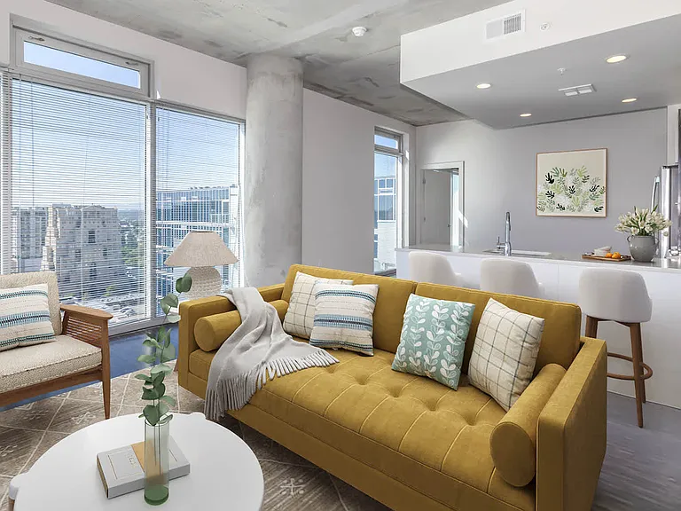 Living Room with Hard Surface Flooring