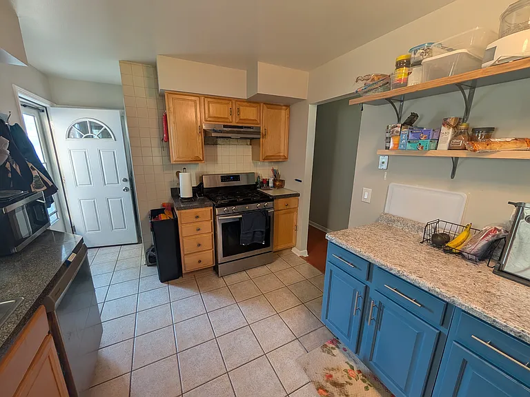Kitchen and back door