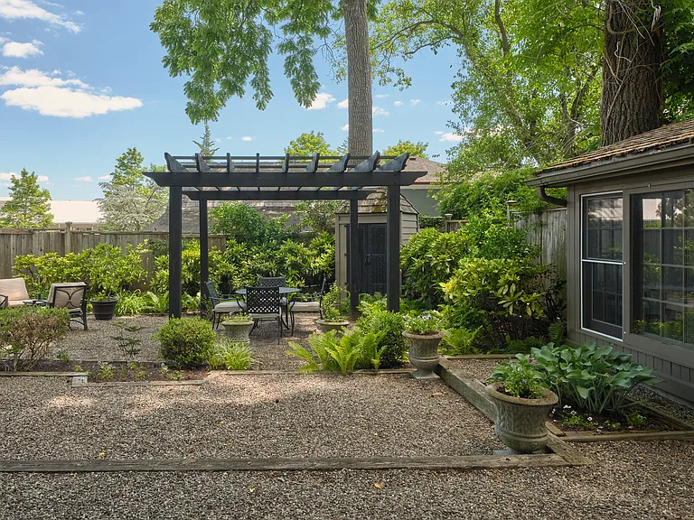 Rear Garden - Behind the Cottage and Studio