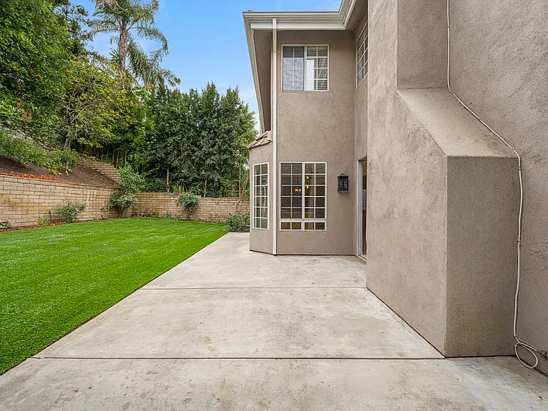 Private Backyard with Patio