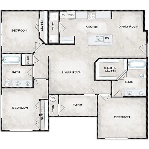 Floor plan C3
