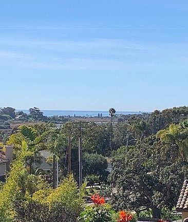 View to Ocean over treetops, stunning
