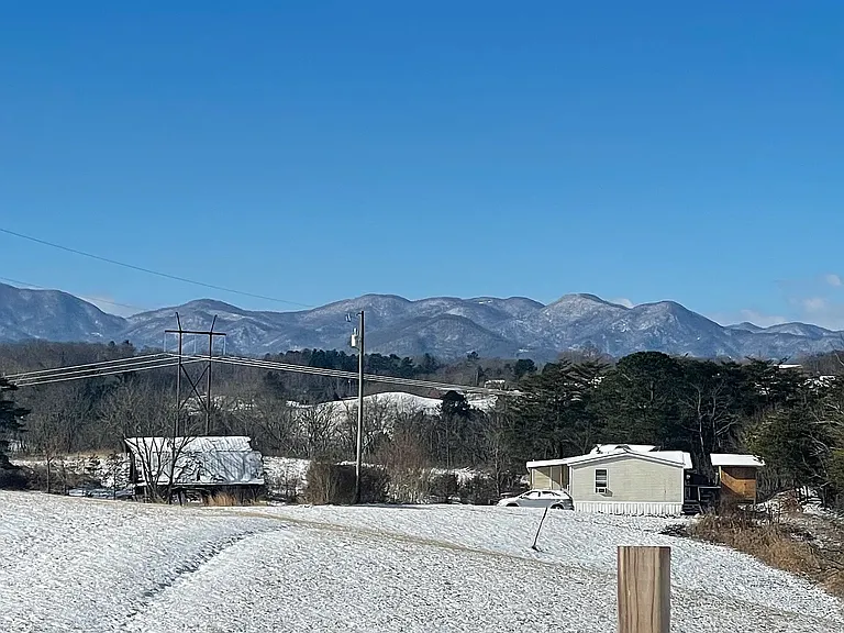 Winter mountain views