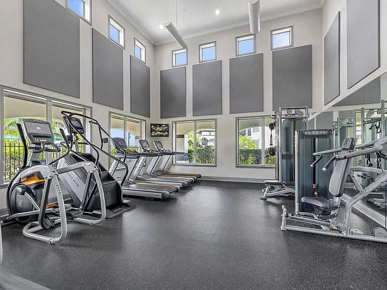 24/7 state-of-the-art fitness center with cardio, weight machines and free weights