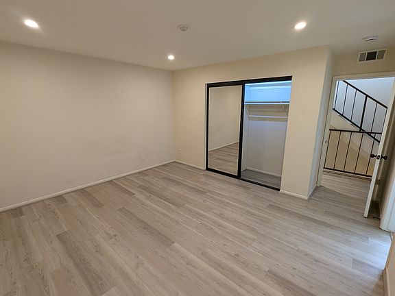 Master bedroom facing hallway
