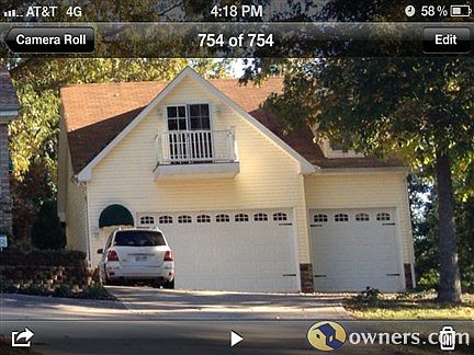 577 SF bonus room above garage completely finished with HVAC