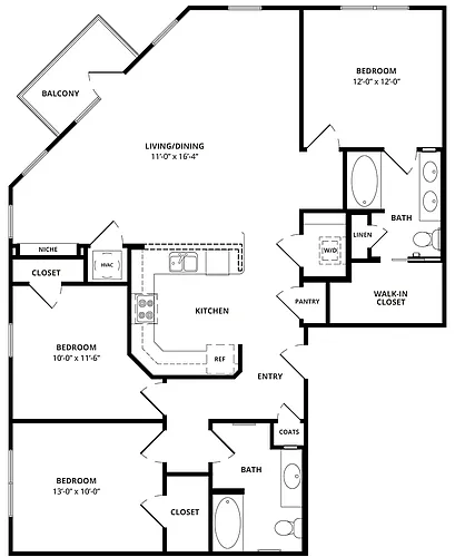 Floor plan TITANIUM (TI)