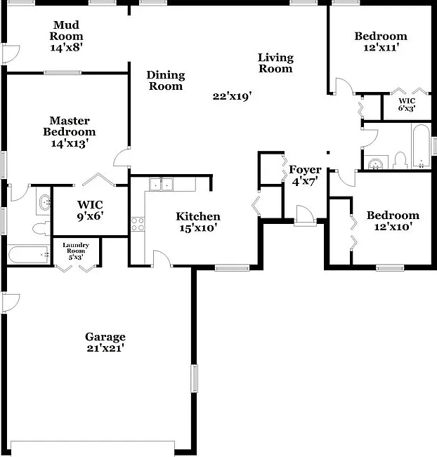 3 bed, 2.0 bath, 1372 sqft, $1,850 — Photo 2