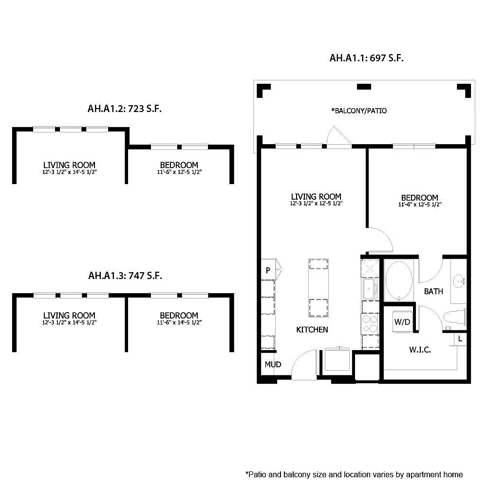 Floor plan AH A1