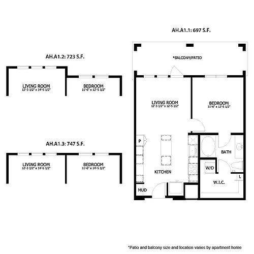 Floor plan AH A1