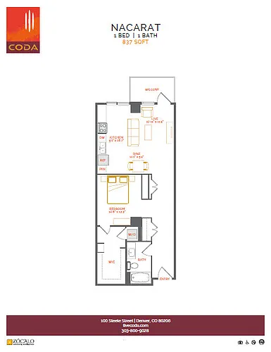 Floor plan Nacarat