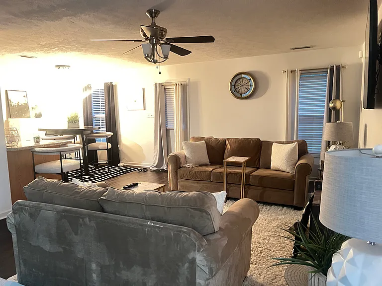 Family Room.. (lighting on love seat)