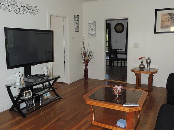 Living room looking towards kitchen