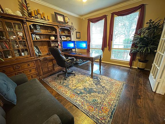 Office looking out the front