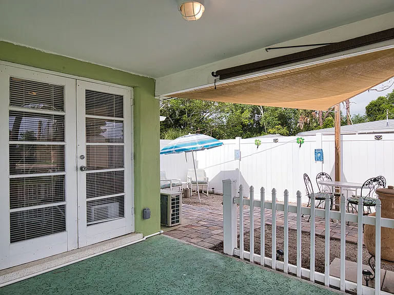 Backyard patio