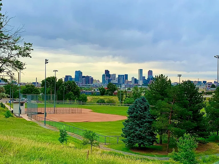 Barnum Park - across the street from the apartment!