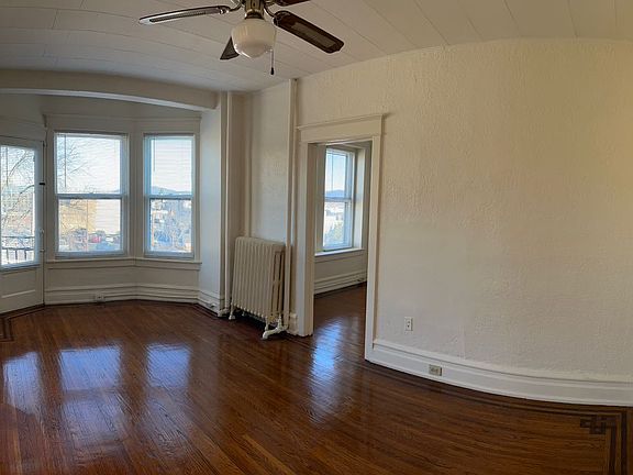 Living room with dining alcove
